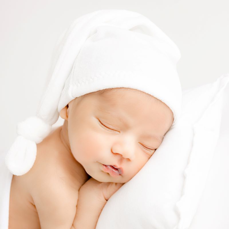 Newborn Photography with small baby in California